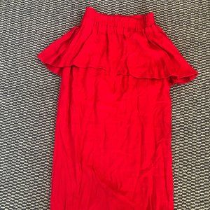 Vintage Joy Charlotta Red Skirt